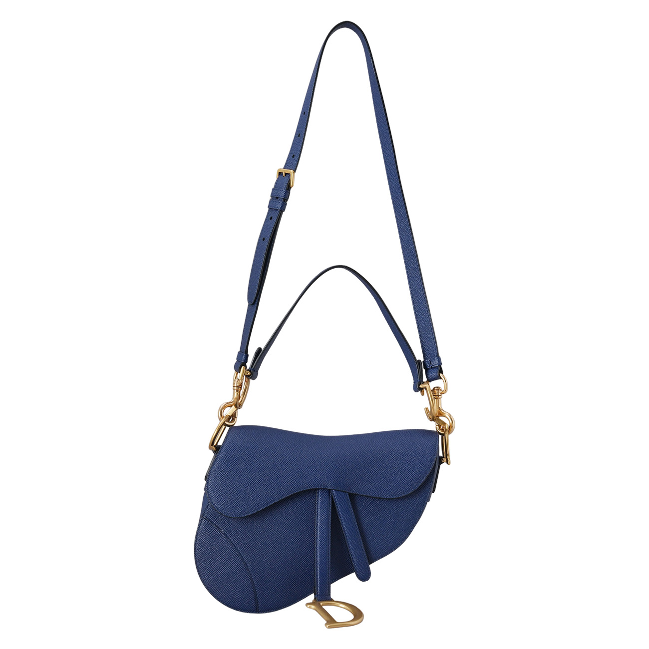 CHRISTIAN DIOR(USED)디올 새들 스트랩백 미듐